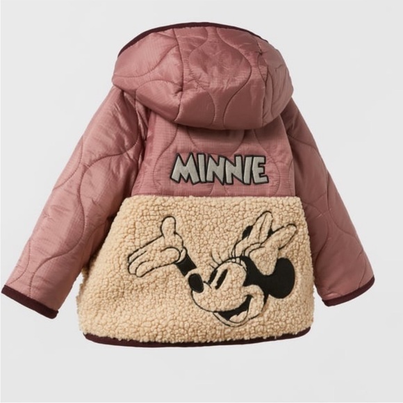 Zara Other - Zara X Disney Minnie Mouse Hooded fleece jacket